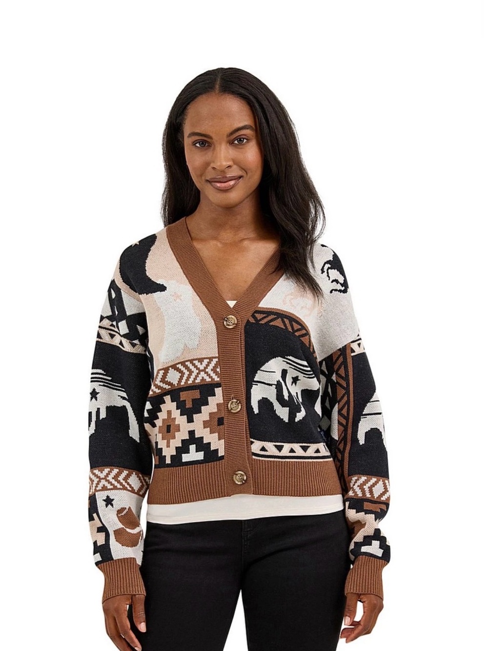 Wrangler Retro western cardigan sweater